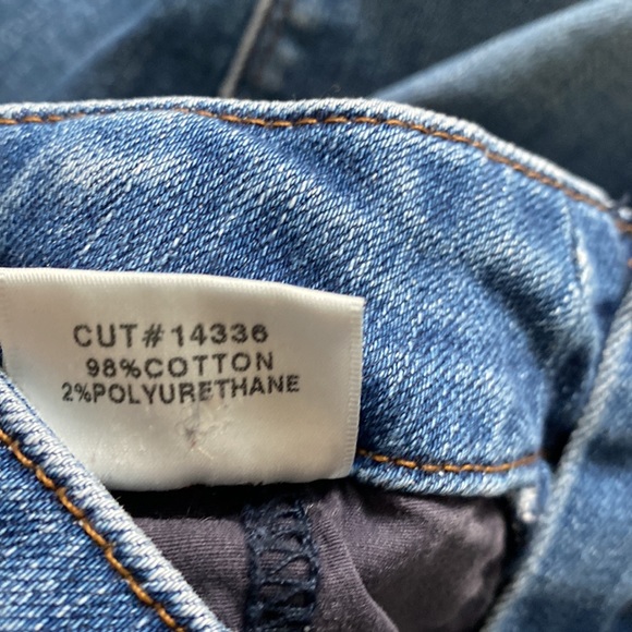 J Brand Natasha Sky High Rise Cropped Button Through Skinny Jeans Lovesick 26 - Picture 10 of 11